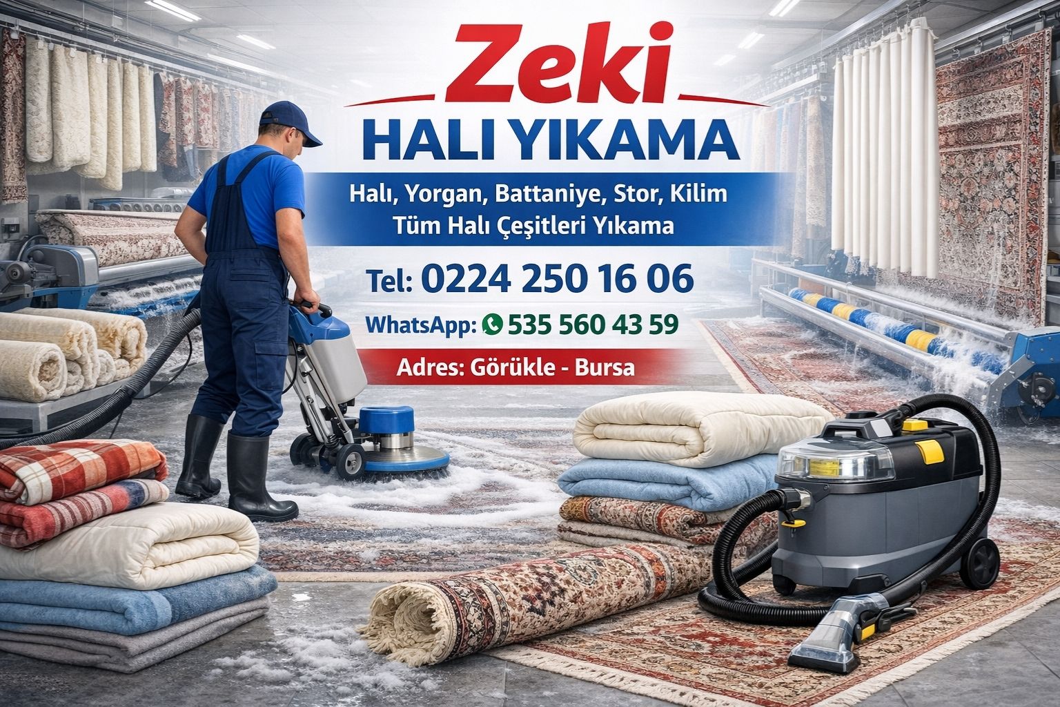 GÖRÜKLE HALI YIKAMA FİYATLARI